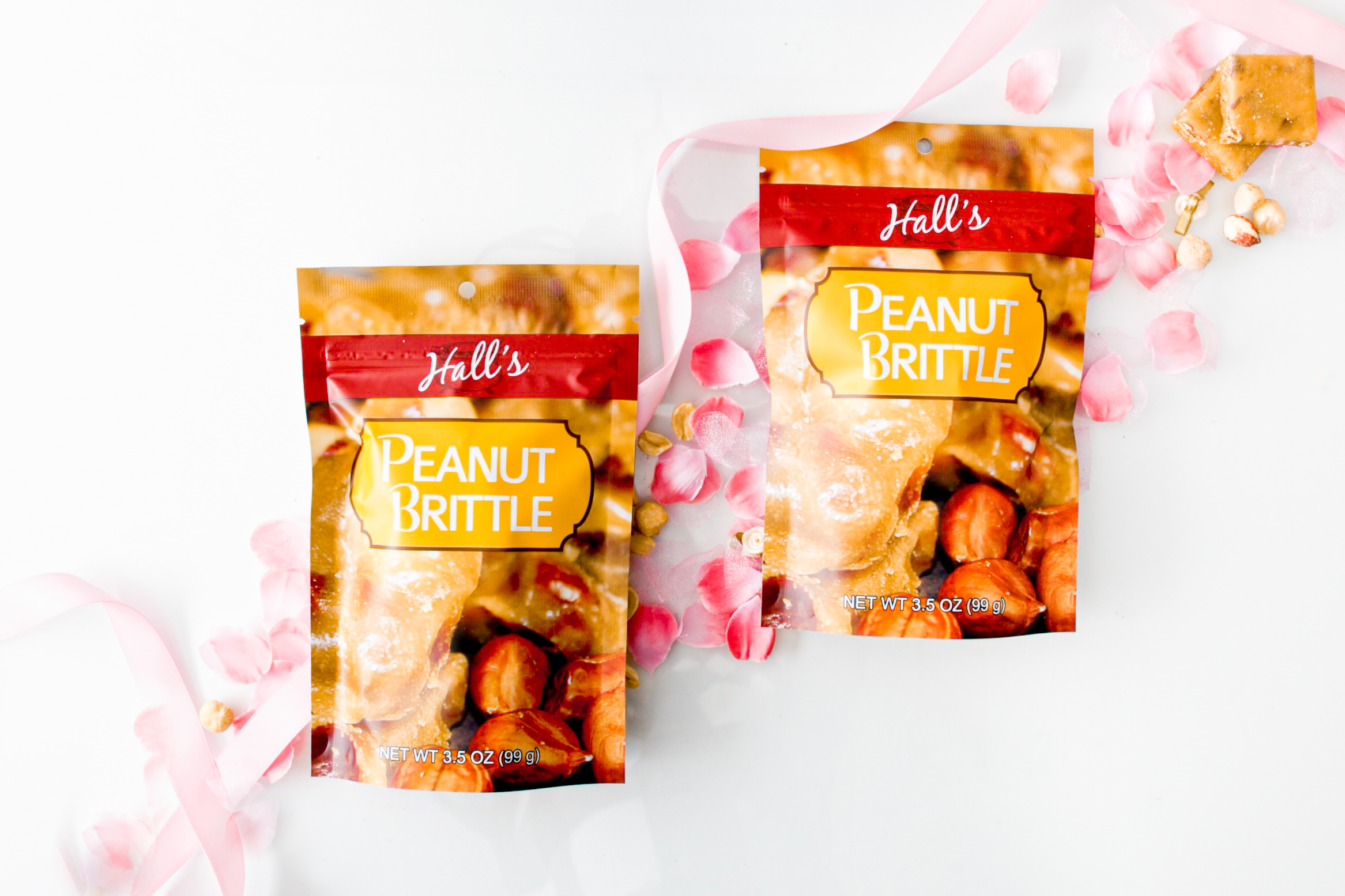 peanut brittle snack bags for valentines day gifts